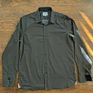 Peter Werth | Navy/Red | LS Printed Shirt